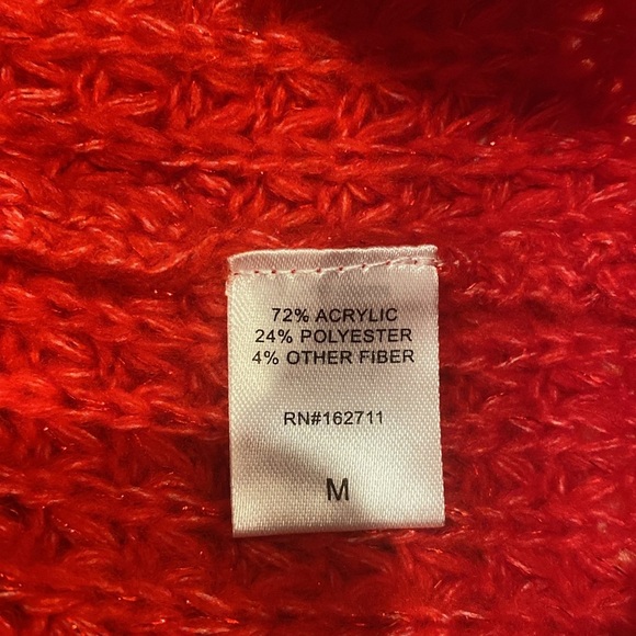 Medium 99 Jane Street red sparkly sweater - NWT - Picture 3 of 5